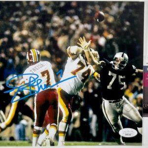 NFL Joe Theismann Signed Washington Redskins 8x10 Photo L Autograph JSA COA
