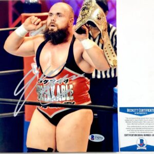 ROH NJPW Michael Elgin Signed 8x10 Photo A Autograph Ring Of Honor BAS COA