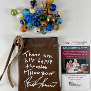 Raushan Hammond Signed Leather Marble Pouch Hook Lost Boys Thud Butt JSA COA