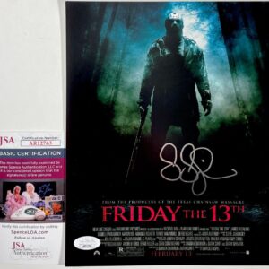 Sean S. Cunningham Signed Friday The 13th 8x10 Mini Movie Poster Photo JSA COA