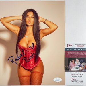 Sexy Model Rachel Bush Signed 8x10 Photo A Authentic Autograph FAU JSA COA
