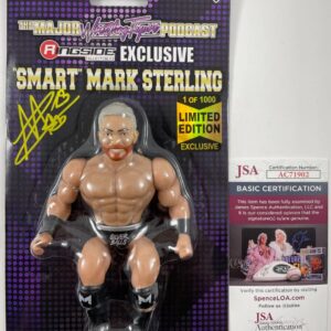 Smart Mark Sterling Signed Major Wrestling Figure Podcast RSC Exclusive JSA COA