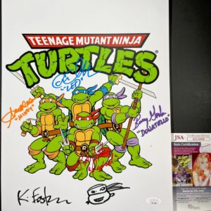 Teenage Mutant Ninja Turtles Cast Signed x5 11x14 Photo C Eastman TMNT JSA COA