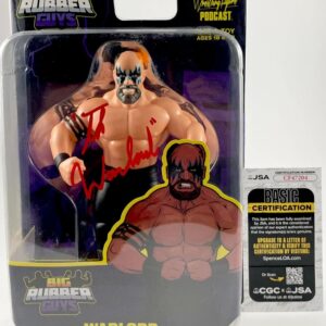 The Warlord Signed TMWFP Big Rubber Guys Figure Autograph WWE WWF JSA COA