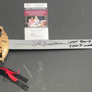 Thomas Tulak Signed Pirate Sword Hook Lost Boys Too Small Autograph JSA COA