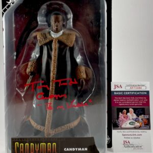 Tony Todd Signed TOTS Scream Greats Candyman Figure Authentic Autograph JSA COA