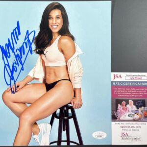 UFC HOF Joanna Jedrzejczyk Signed 8x10 Photo G Autograph MMA Fighter JSA COA