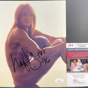WNBA Nancy Lieberman Signed ESPN Body Issue 8x10 Photo A Autograph JSA COA