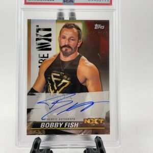 WWE 2021 Topps We Are NXT Bobby Fish Autograph #'d Card Signed PSA DNA