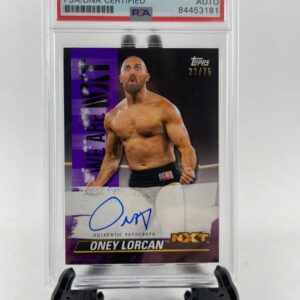 WWE 2021 Topps We Are NXT Oney Lorcan Autograph #'d Card Signed PSA DNA