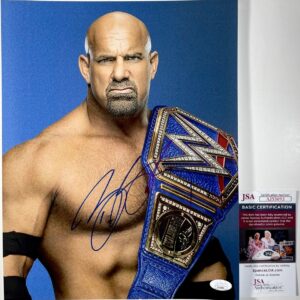 WWE Bill Goldberg Signed 11x14 Photo C Autograph WrestleMania WCW JSA COA