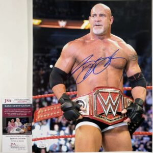 WWE Bill Goldberg Signed 11x14 Photo E Autograph WrestleMania WCW JSA COA