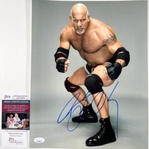 WWE Bill Goldberg Signed 11x14 Photo G Autograph WrestleMania WCW JSA COA