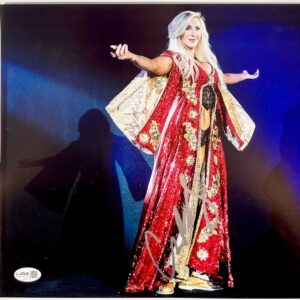 WWE Charlotte Flair Signed 11x14 Photo Authentic Autograph WrestleMania JSA COA