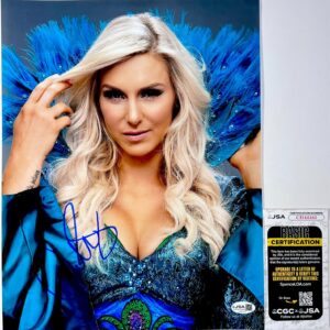 WWE Charlotte Flair Signed 11x14 Photo Authentic Autograph WrestleMania JSA COA