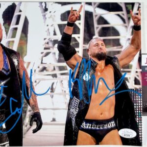 WWE Luke Gallows & Karl Anderson Signed Good Brothers 8x10 Photo C JSA COA