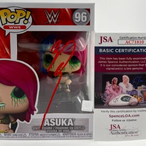 WWE NXT Asuka Signed Funko POP #96 Autograph Wrestlemania JSA COA