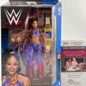 WWE NXT Bianca Belair Signed Mattel Elite Wrestling Figure Autograph JSA COA