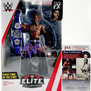 WWE NXT Cedric Alexander Signed Mattel Elite Wrestling Figure Autograph JSA COA