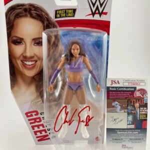 WWE NXT Chelsea Green Signed Mattel Basic Wrestling Figure Autograph JSA COA