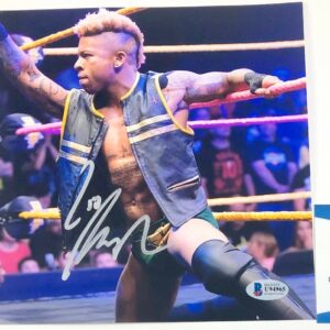 WWE NXT Lio Rush Signed 8X10 Photo C Autograph AEW WrestleMania 205 Live BAS COA