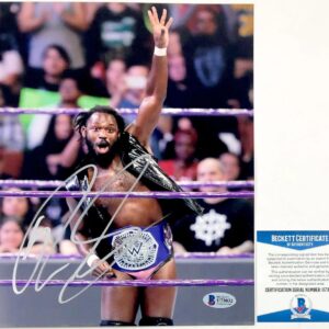 WWE NXT Rich Swann Signed 8x10 Photo C Autograph IMPACT Wrestling BAS COA
