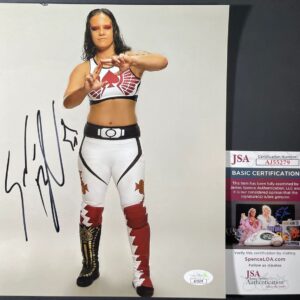 WWE NXT Shayna Baszler Signed 8x10 Photo G Autograph WrestleMania JSA COA