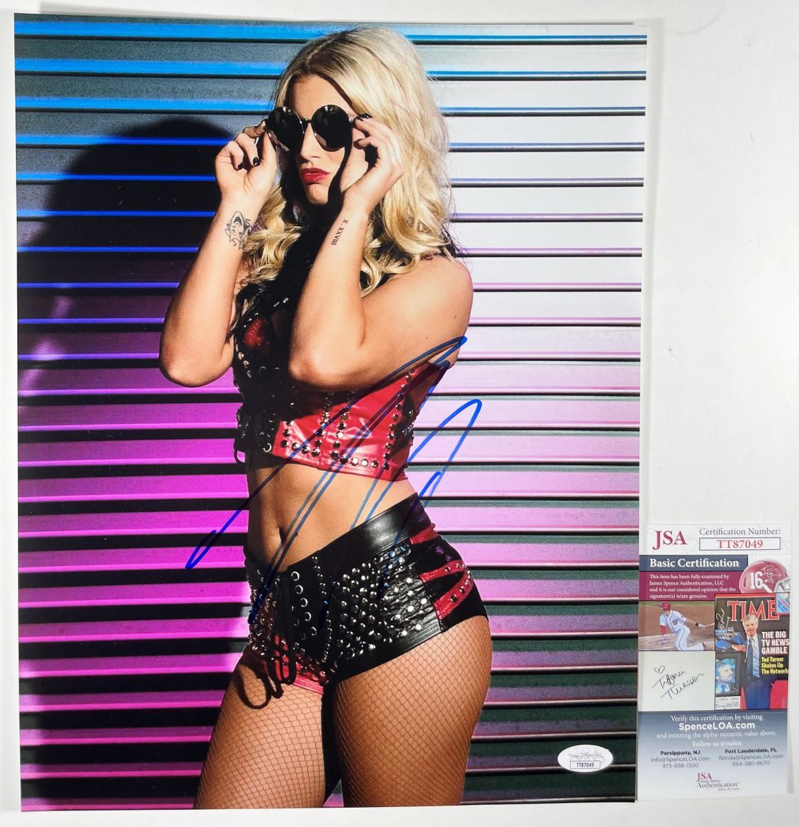 WWE NXT Toni Storm Signed 11x14 Photo D Autograph WrestleMania AEW JSA COA