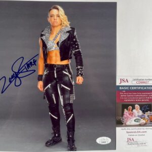 WWE NXT Zoey Stark Signed 8x10 Photo C Autograph WrestleMania JSA COA