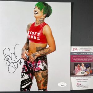AEW All Elite Wrestling Ruby Soho Signed 8x10 Photo D Ruby Riott WWE JSA COA