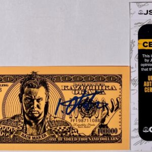 AEW Kazuchika Okada Signed 2018 All In $100,000 Okada Buck Autograph JSA COA