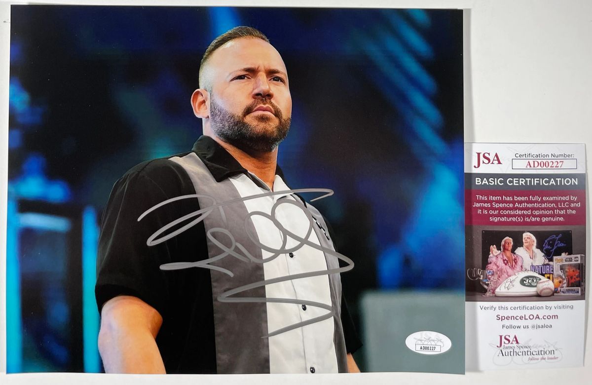 AEW Q.T. Marshall Signed All Elite Wrestling 8x10 Photo B Autograph JSA COA