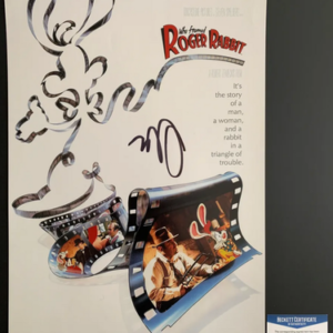 Charles Fleischer Signed Who Framed Roger Rabbit 11x17 Poster Autograph BAS