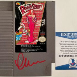 Charles Fleischer Signed Who Framed Roger Rabbit Nintendo Cartridge BAS COA