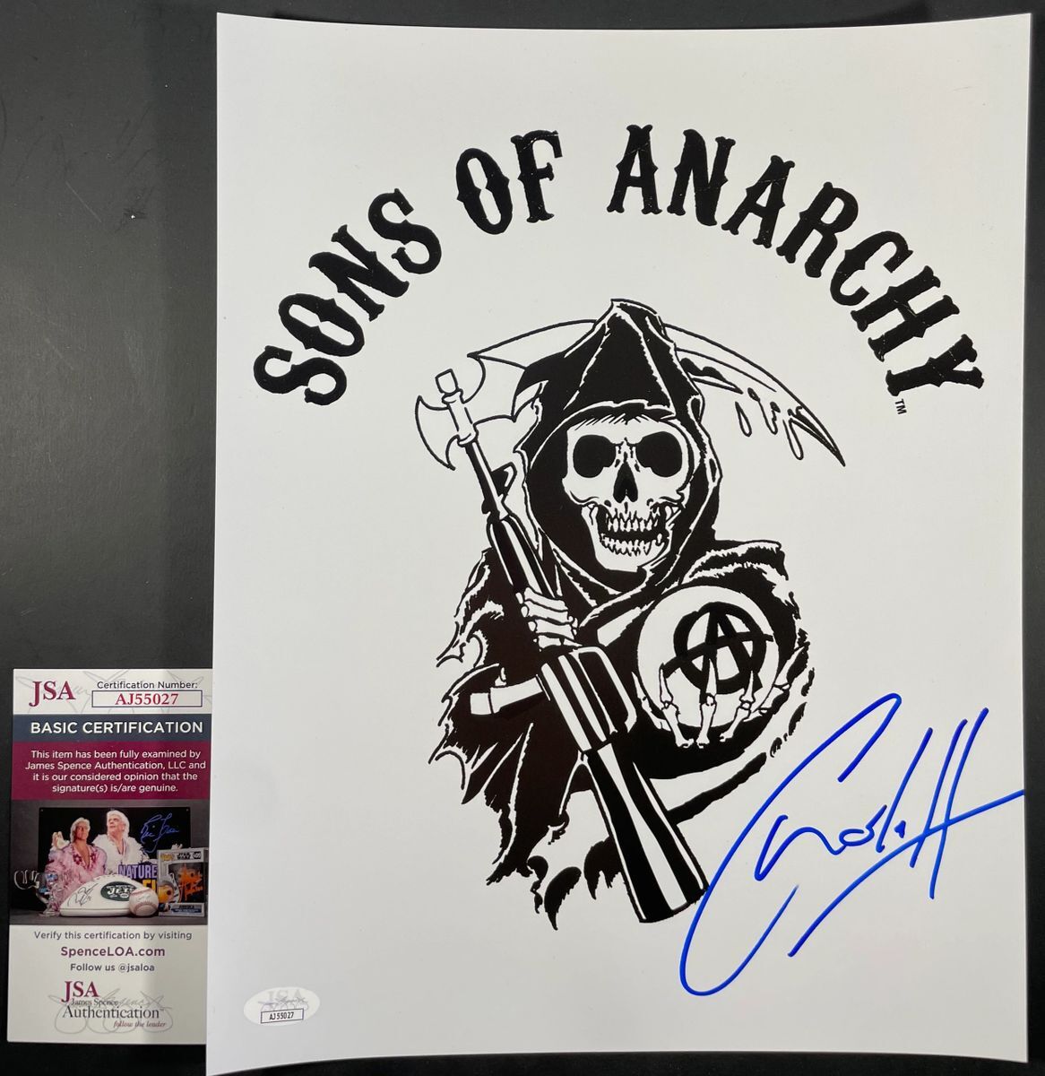 Charlie Hunnam Signed Sons Of Anarchy Jax 11x14 Photo B Autograph SOA JSA COA