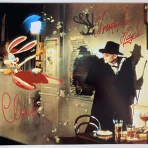 Christopher Lloyd & Charles Fleischer Signed Roger Rabbit 11x14 Photo JSA COA