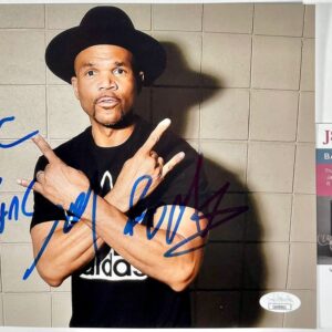 Darryl McDaniels Signed Run-DMC 8x10 Photo O Autograph Hip Hop DMC JSA COA