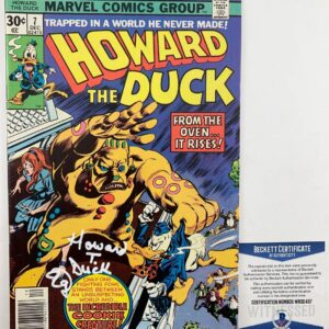 Ed Gale Signed Howard The Duck Comic Book #7 Autograph BAS COA