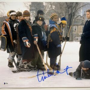 Emilio Estevez Signed The Mighty Ducks 16x20 Photo B Autograph BAS COA