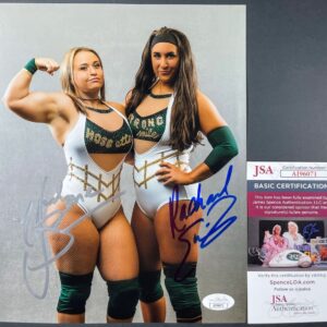 IMPACT Knockouts Jordynne Grace & Rachel Ellering Signed 8x10 Photo B JSA COA