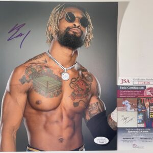 IMPACT Wrestling Chris Bey Signed 8x10 Photo C Autograph Bullet Club JSA COA