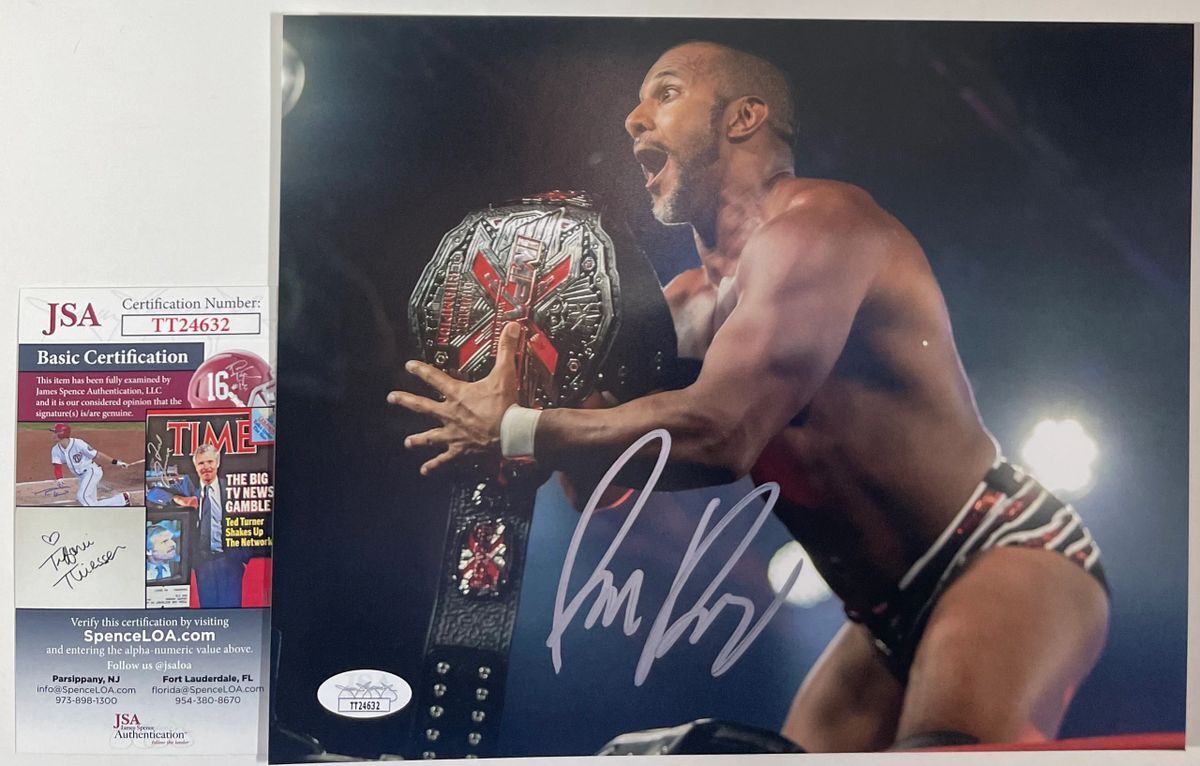 IMPACT Wrestling Rohit Raju Signed 8x10 Photo B Autograph Desi Hit Squad JSA COA