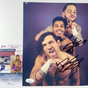 Impact Wrestling Zachary Wentz & Dezmond Xavier Signed 8x10 Photo JSA COA