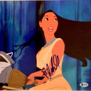 Irene Bedard Signed Walt Disney's Pocahontas 11x14 Photo Autograph BAS COA