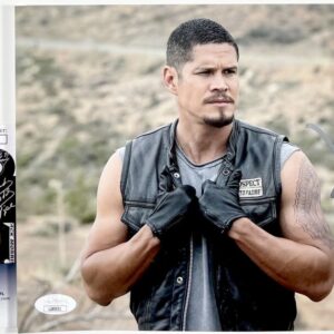 JD Pardo Signed Mayans M.C. Ezekiel EZ Reyes 8x10 Photo D Autograph JSA COA