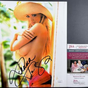 Jenna Jameson Signed Playboy Cover Girl 8x10 Photo D Autograph JSA COA
