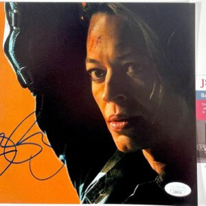 Jeri Ryan Signed Mortal Kombat Legacy 8x10 Photo Autograph Sonya Blade JSA COA