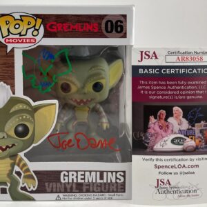 Joe Dante Signed Gremlins Funko POP! Vinyl #06 Autograph & Sketch JSA COA