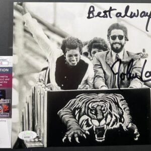 John Landis Signed Michael Jackson Thriller B&W 8x10 Photo A Autograph JSA COA