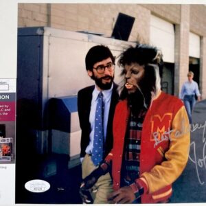 John Landis Signed Michael Jackson's Thriller 8x10 Photo Autograph JSA COA